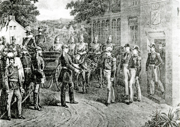 Vor 150 Jahren: Der Kaiser der Franzosen ergibt sich und überreicht dem König von Preußen seinen Degen