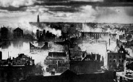 Das zerstörte Königsberg nach dem Luftangriff im August 1944