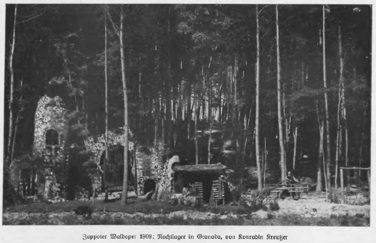Bhnenbild der Erstauffhrung 1909