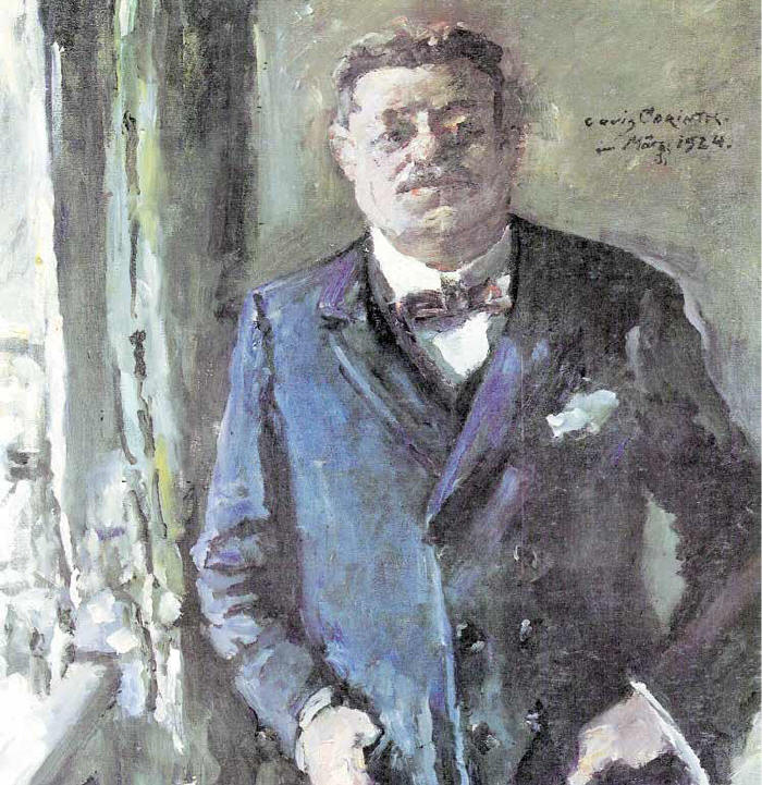 So sah ihn 1924 der ostpreuische Knstler Lovis Corinth im Jahre 1924: Portrt des Reichsprsidenten Friedrich Ebert (Ausschnitt)