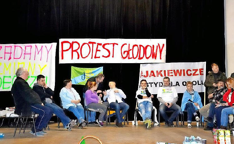 Bereits seit dem 2. Dezember protestieren Brger gegen die Vergrerung der Woiwodschaftshauptstadt Oppeln.
